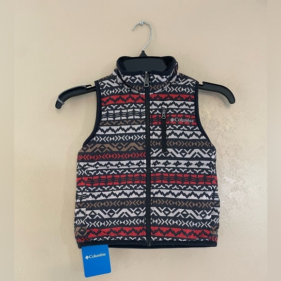 NWT Columbia little kids Hakatai Reversible vest sz 4/5 - Picture 1 of 8